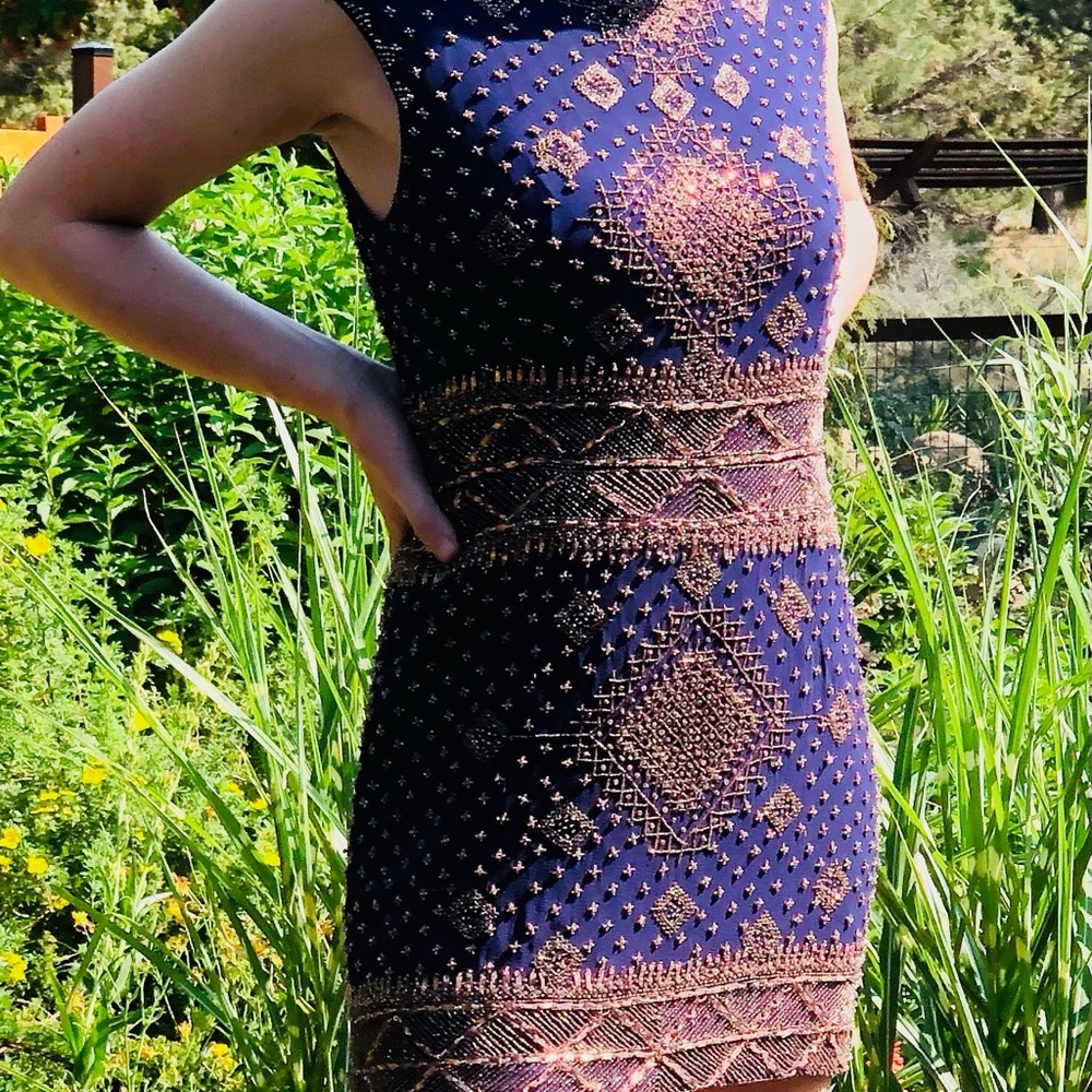 beaded flapper dress